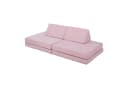 en.casa Kindersofa 5-teilig Rosa Bild 5