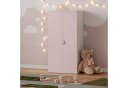 en.casa Kinderkleiderschrank Sandnes Weiß/Rosa Bild 2