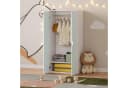en.casa Kinderkleiderschrank Sandnes Weiß/Mintgrün mit 2 Türen Bild 1
