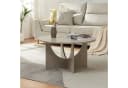en.casa Couchtisch Rindal Rund Betonoptik Hell Bild 1