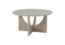 en.casa Couchtisch Rindal Rund Betonoptik Hell Bild 2