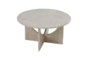 en.casa Couchtisch Rindal Rund Betonoptik Hell Bild 4