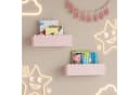 en.casa Kinderregal Set 2-tlg. Vestnes Wellendesign Rosa Bild 1