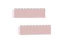 en.casa Kinderregal Set 2-tlg. Vestnes Wellendesign Rosa Bild 2