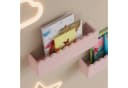 en.casa Kinderregal Set 2-tlg. Vestnes Wellendesign Rosa Bild 4
