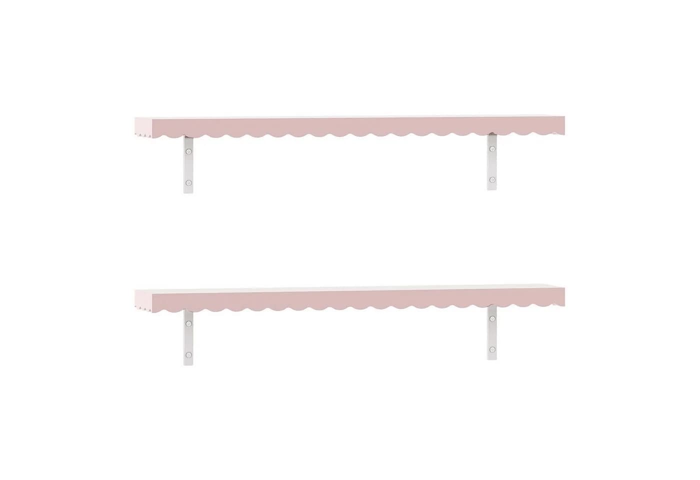 en.casa Kinderregal 2-tlg. Wellendesign Cotton Candy - Bild 2