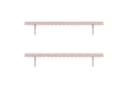 en.casa Kinderregal 2-tlg. Wellendesign Cotton Candy Bild 5