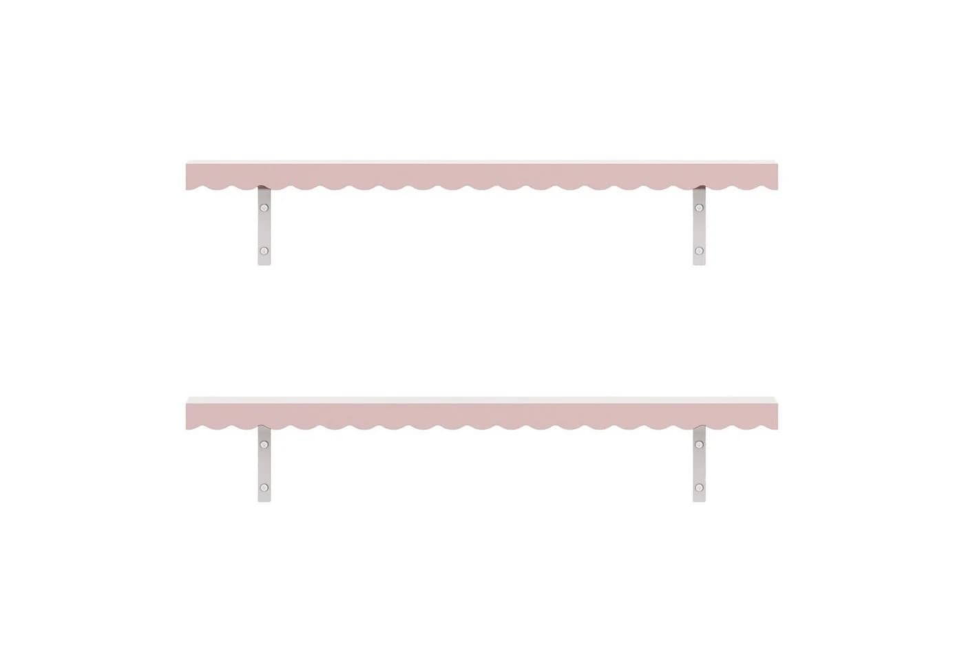 en.casa Kinderregal 2-tlg. Wellendesign Cotton Candy - Bild 5
