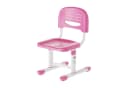 en.casa Kinderstuhl Sauda Höhenverstellbar Pink/Weiß Bild 1