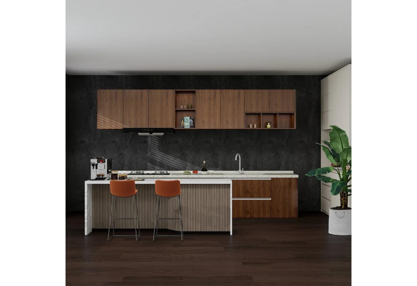 Wandpaneelset Urban Grey, Kunststoff, Modern, Natursteinoptik - Bild 3