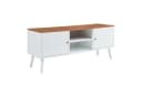 en.casa TV-Schrank »Reyljand« Weiß/Teak Bild 3