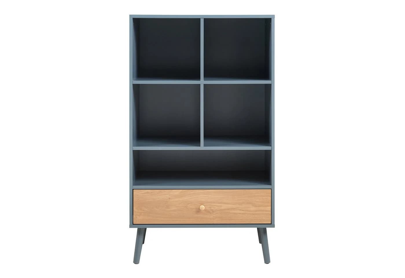en.casa Bücherregal »Reyljand« Grau/Eicheoptik - Bild 5