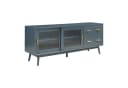 en.casa TV-Schrank Susa Grau mit Glasfront Bild 3
