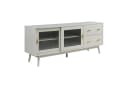 en.casa TV-Schrank Susa Beige mit Glasfront Bild 3