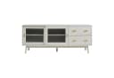 en.casa TV-Schrank Susa Beige mit Glasfront Bild 5