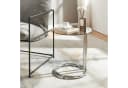 en.casa Beistelltisch Ylivieska Glasplatte Chrom Bronzeglas Bild 1