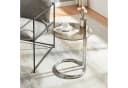 en.casa Beistelltisch Ylivieska Glasplatte Chrom Bronzeglas Bild 2