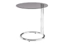 en.casa Beistelltisch Ylivieska Glasplatte Chrom Bronzeglas Bild 3