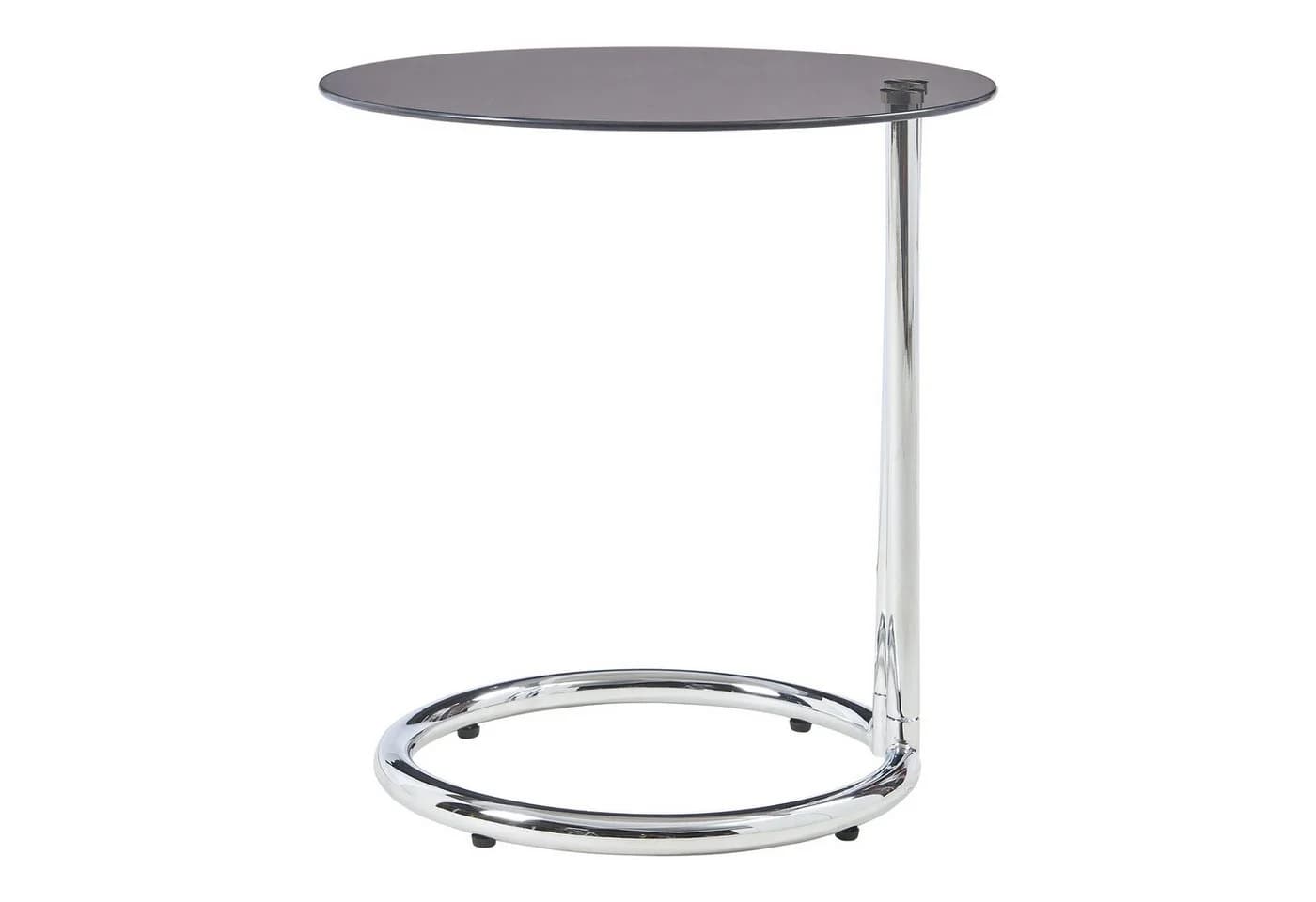 en.casa Beistelltisch Ylivieska Glasplatte Chrom Bronzeglas - Bild 5