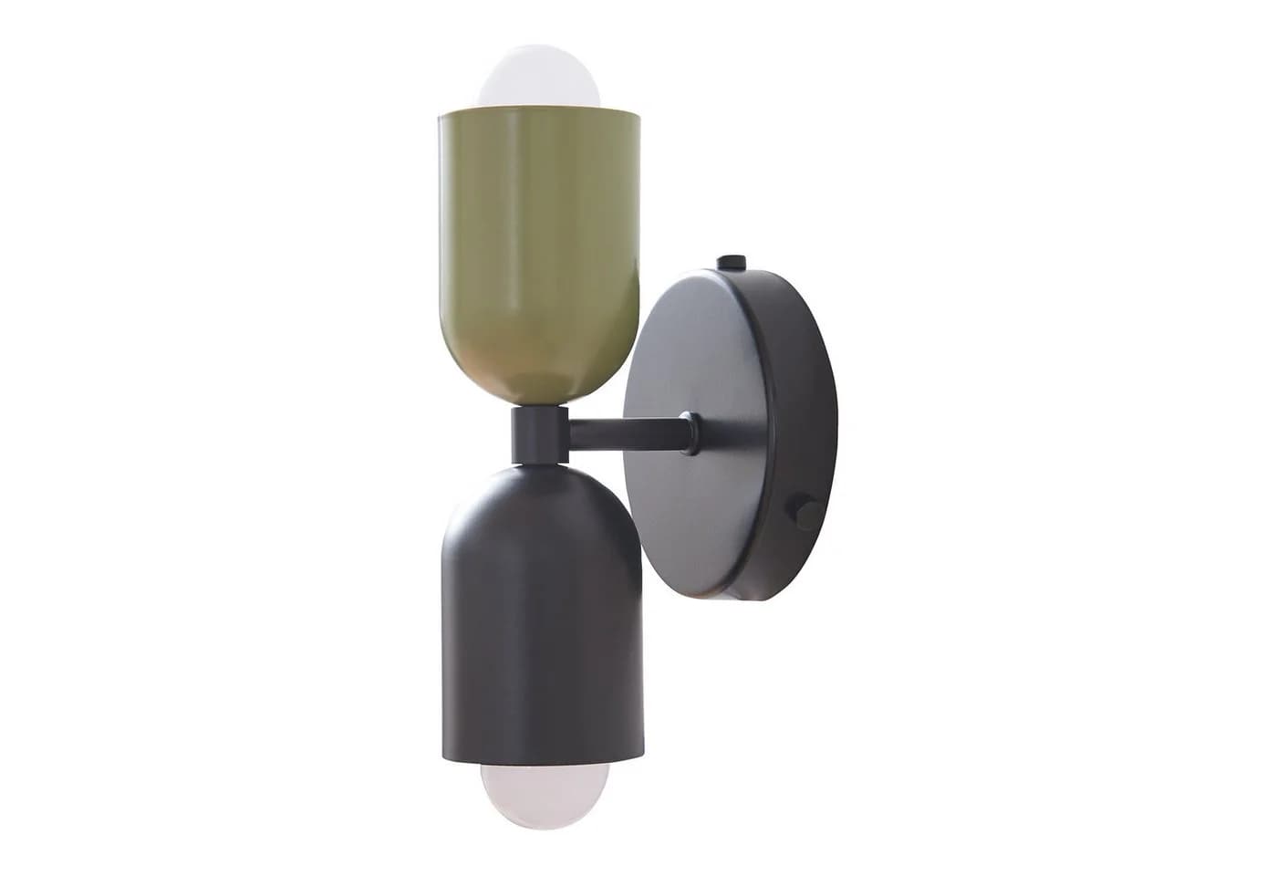 lux.pro Wandleuchte »Trorlos« 2-flammig Metall Grün/Schwarz - Bild 3