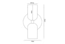 lux.pro Wandleuchte »Trorlos« 2-flammig Metall Bild 4