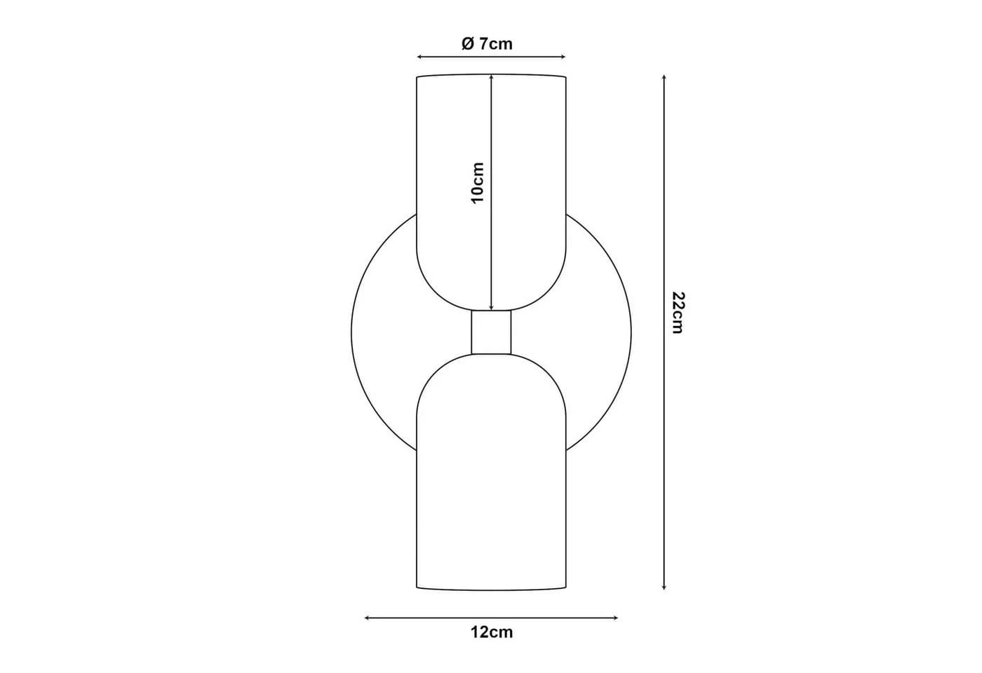 lux.pro Wandleuchte »Trorlos« 2-flammig Metall - Bild 4