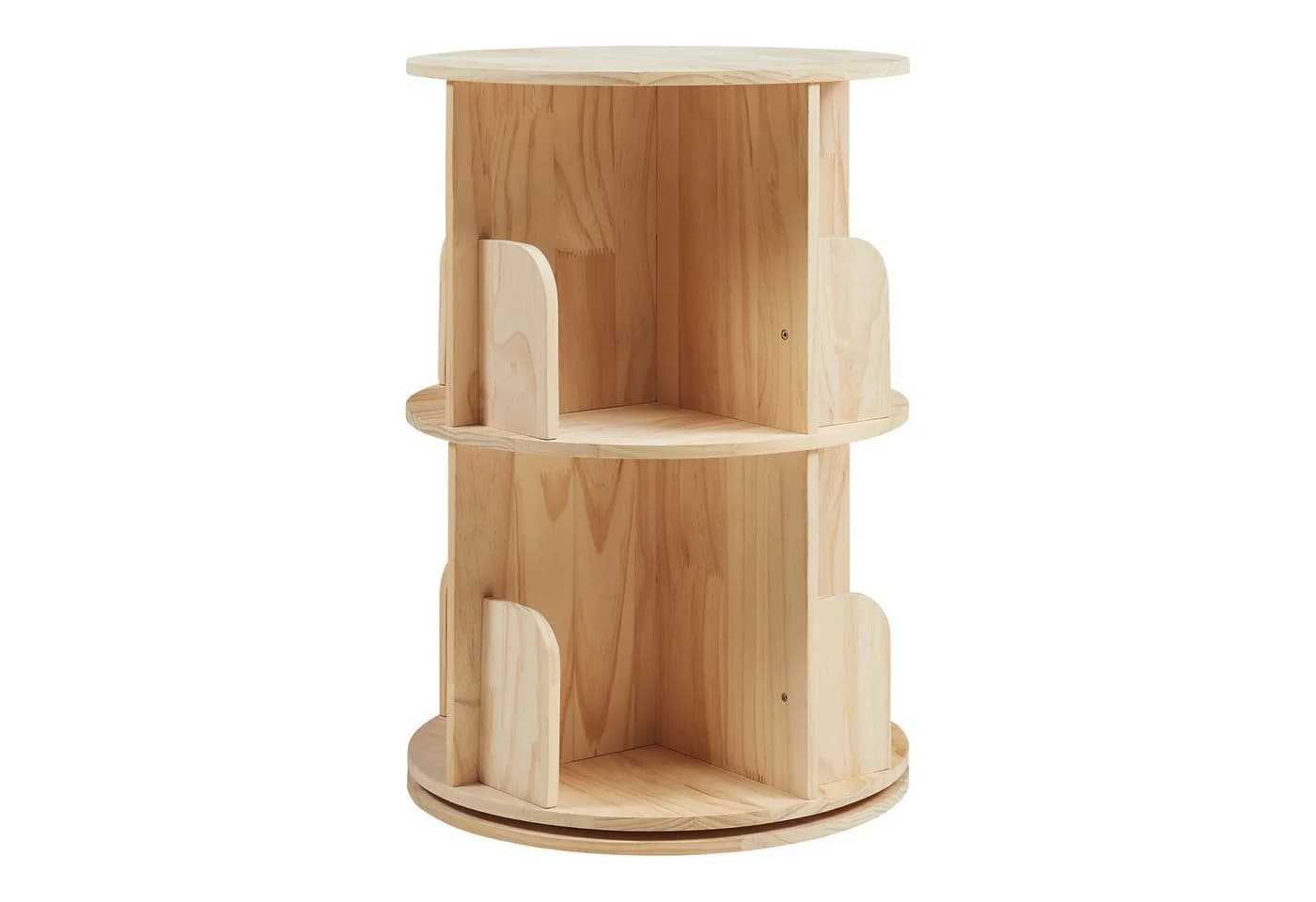 en.casa Kinderregal drehbar Kiefernholz Natur - Bild 5