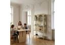 en.casa Standvitrine Klippestad Stahl Glastüren beige Bild 1