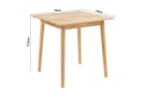 en.casa Esstisch Klijori Holz Natur Bild 4
