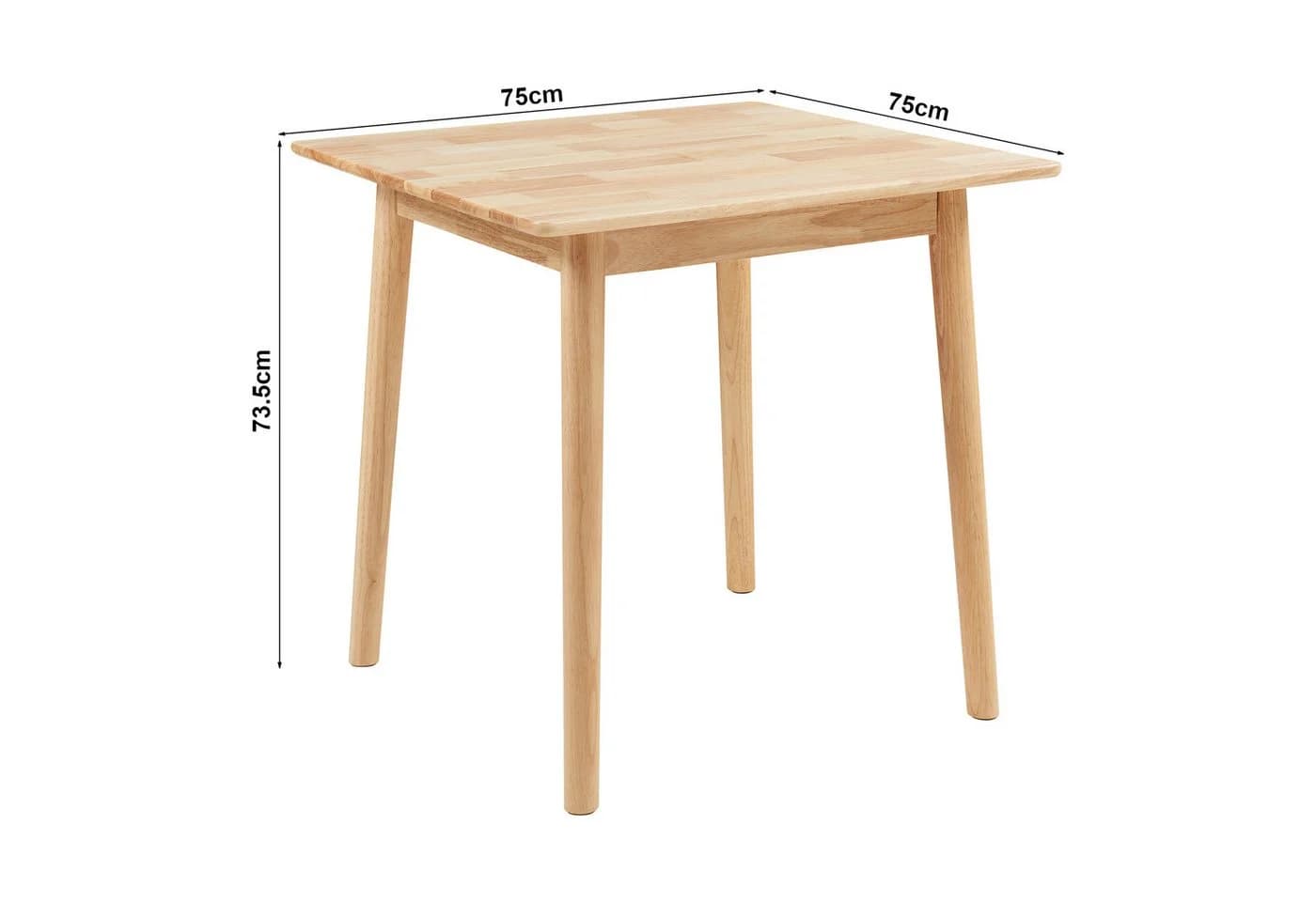 en.casa Esstisch Klijori Holz Natur - Bild 4