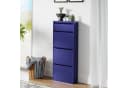 en.casa Schuhschrank »Sokndal« Metall Nachtblau Bild 3