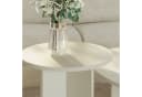 en.casa Beistelltisch (2-St) »Verummetka« rund Sandfarben (Oatmeal) Bild 5
