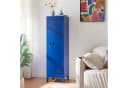 en.casa Spind »Kurikka« Einzelspind Stahl Blau Bild 4