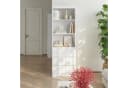 en.casa Bücherregal »Les« Weiß mit 3 Schubladen Bild 3