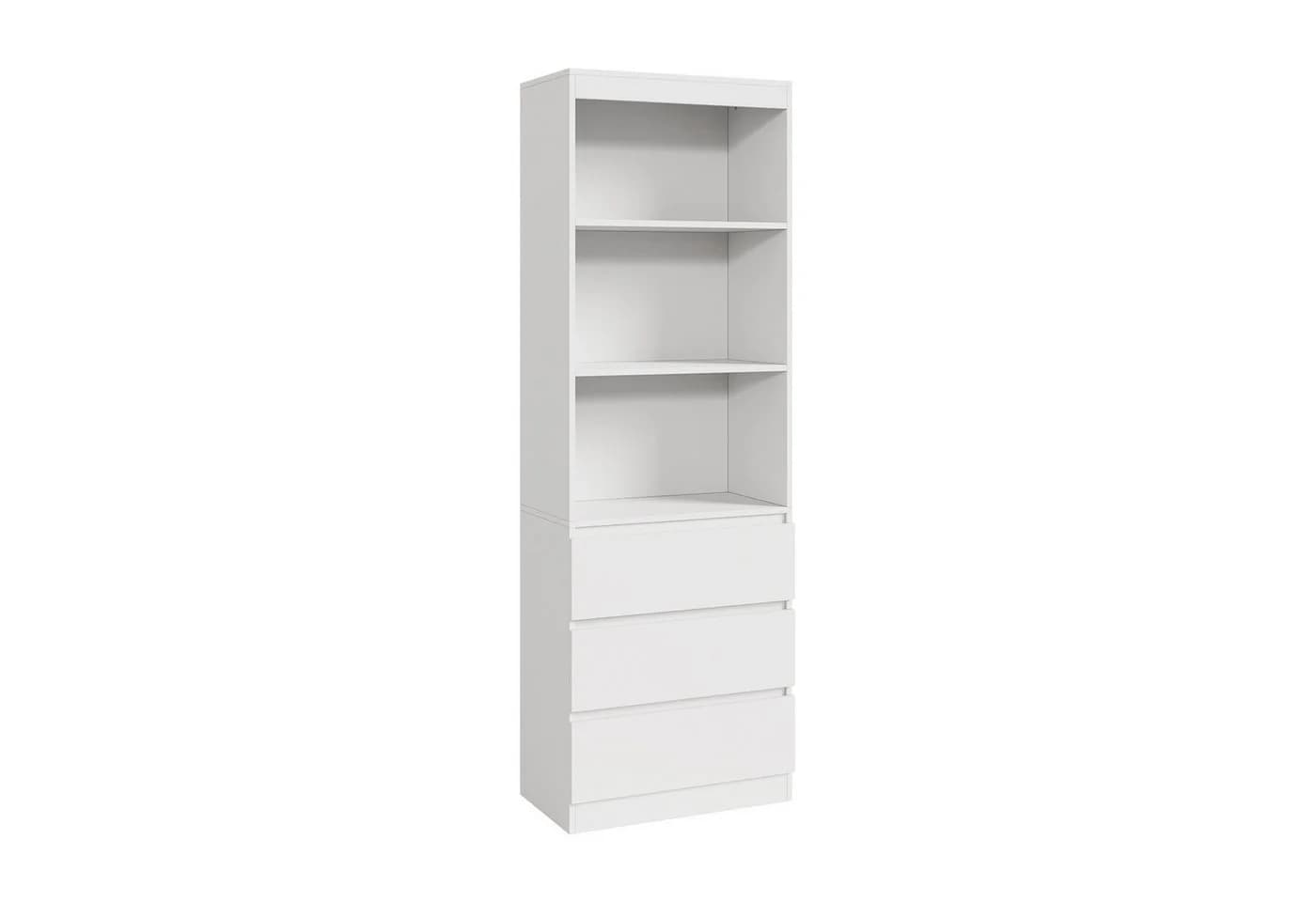 en.casa Bücherregal »Les« Weiß mit 3 Schubladen - Bild 4