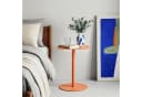 en.casa Beistelltisch »Nastätten« Balkontisch Metall Orange Bild 1