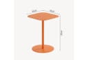 en.casa Beistelltisch »Nastätten« Balkontisch Metall Orange Bild 5