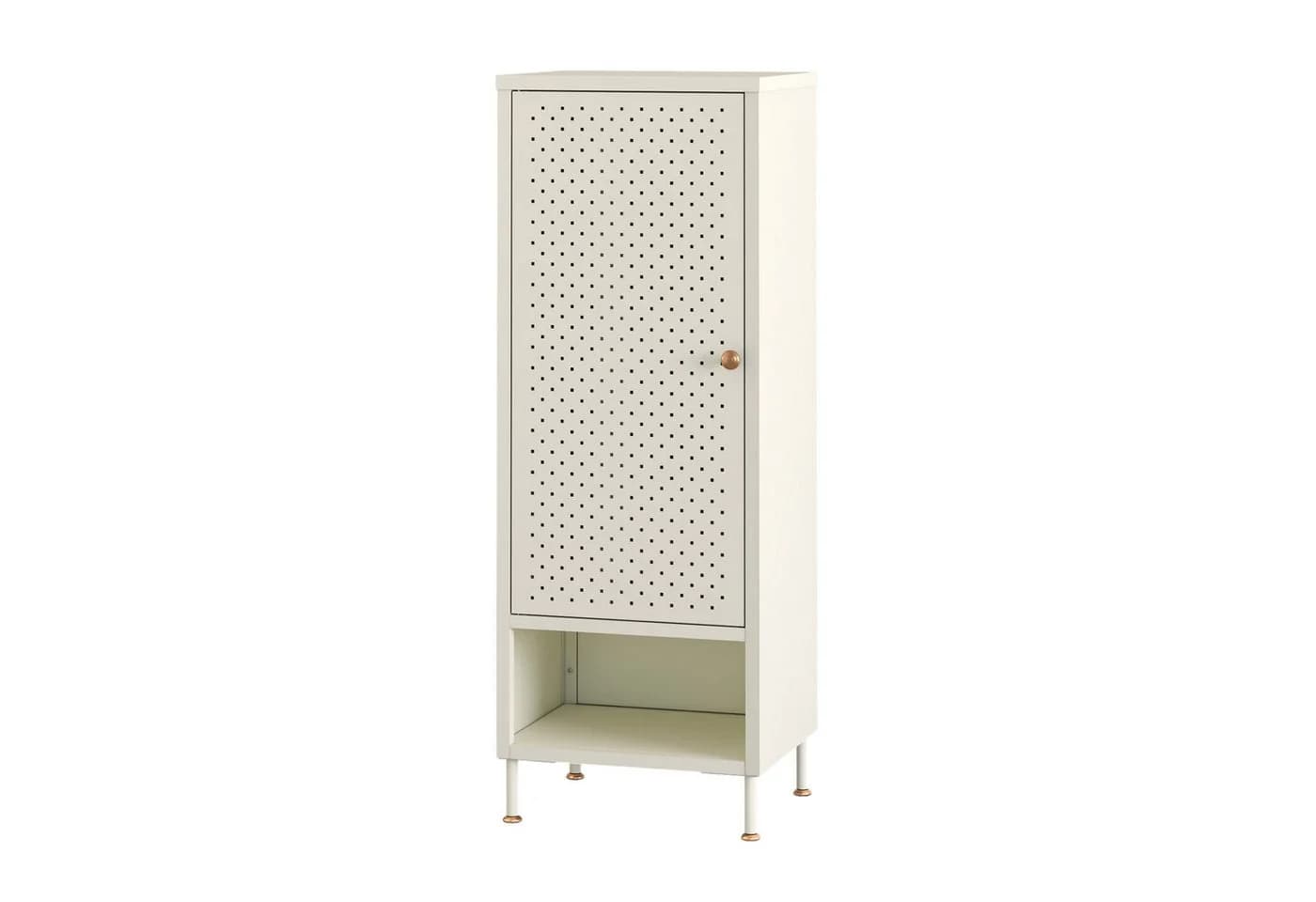 en.casa Schuhschrank Coleraine Stahl Cremeweiß - Bild 5