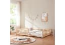 en.casa Kinderbett »Tanna« mit Rausfallschutz 120x200 cm Kiefernholz Bild 3