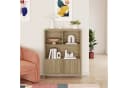 en.casa Highboard »Lukkodso« Eicheoptik rustikal mit Push-to-Open Bild 1