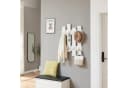 en.casa Wandgarderobe »Raseborg« 16 Haken Weiß Bild 1