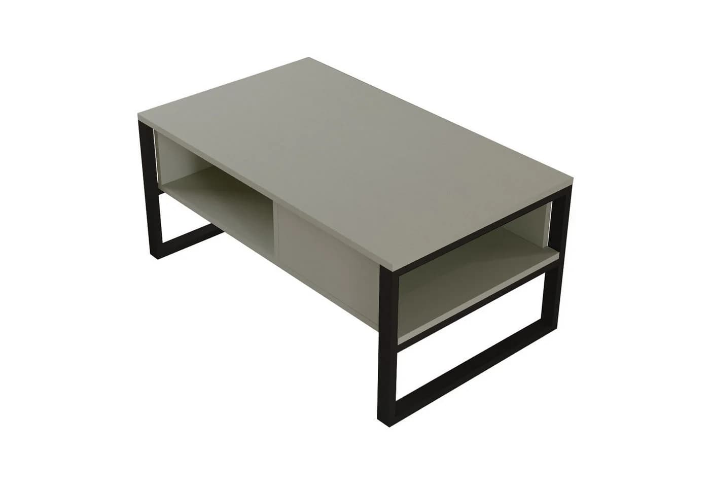 en.casa Couchtisch Laukaa Metallgestell Grüngrau - Bild 4