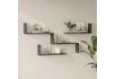 en.casa Wandregal Set 3-tlg. Vepinshul modular Anthrazit Bild 2