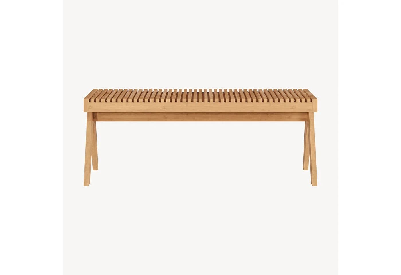 en.casa Sitzbank Lasdarvoo Bambus Natur Modern - Bild 5
