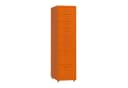 en.casa Rollcontainer »Kökar« 8 Schubladen Bürowagen Orange Bild 4