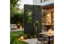 casa.pro Raumteiler »Nodepp« Trennwand Verzinkter Stahl 180 x 90 cm Schwarz Bild 3