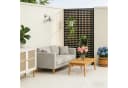 casa.pro Raumteiler »Nodepp« Trennwand Verzinkter Stahl 180 x 90 cm Schwarz Bild 4
