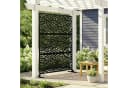 casa.pro Paravent Outdoor Schwarz Verzinkter Stahl Bild 2