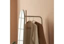 en.casa Garderobenspiegel Kuonta mit Staufach und Kleiderstange Beige Bild 3