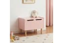 en.casa Spielzeugtruhe Virer Rosa mit Deckel Bild 2